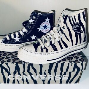 New in box Converse Chuck 70 HI x Brain Dead Multi Print Unisex Shoes M 7/ W 9